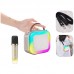 2025 newest model bluetooth speaker family entertaining microphone wireless speaker with RGB light