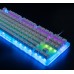 87 keys/RGB color/Acrylic material gaming keyboard for K87