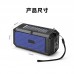 New design solar bluetooth speaker with phone stand